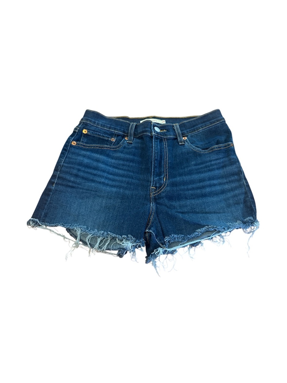 Levi's Women’s Distressed High-Waist Denim Shorts size 29